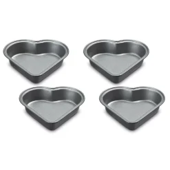 Cuisinart® 4-pc. Nonstick Mini Heart Pan Set