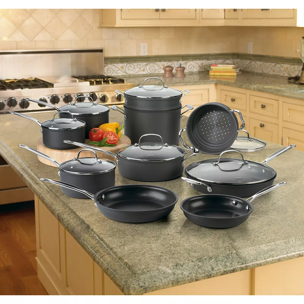 Cuisinart® Chef's Classic™ 17-Pc. Nonstick Hard-Anodized Cookware Set 2 Cuisinart® Chef's Classic™ 17-Pc. Nonstick Hard-Anodized Cookware Set - Image 2