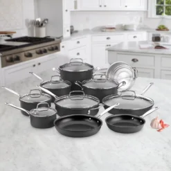 Cuisinart® Chef's Classic™ 17-Pc. Nonstick Hard-Anodized Cookware Set 7 Cuisinart® Chef's Classic™ 17-Pc. Nonstick Hard-Anodized Cookware Set -Home kitchen 2893340 ALT2
