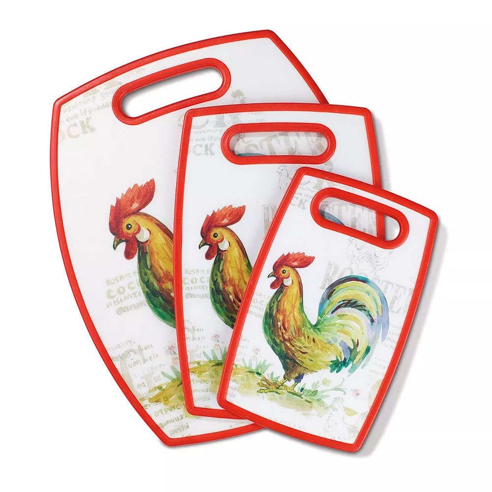Cuisinart® Rooster Collection 3-pc. Cutting Board Set 1 Cuisinart® Rooster Collection 3-pc. Cutting Board Set