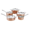 Cuisinart® Hammered Collection Copper Tri-Ply Stainless Steel 9-pc. Cookware Set
