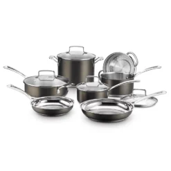 Cuisinart® Black Stainless Collection 11-Pc. Cookware Set