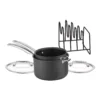 Cuisinart® SmartNest® 5-pc. Hard-Anodized Nesting Saucepan Set