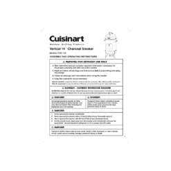 Cuisinart® Vertical 16-Inch Charcoal Smoker -Home kitchen 4845174 ALT5