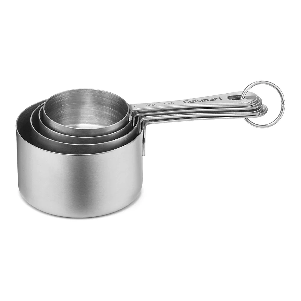 Cuisinart® 4-pc. Stainless Steel Measuring Cup Set 1 Cuisinart® 4-pc. Stainless Steel Measuring Cup Set