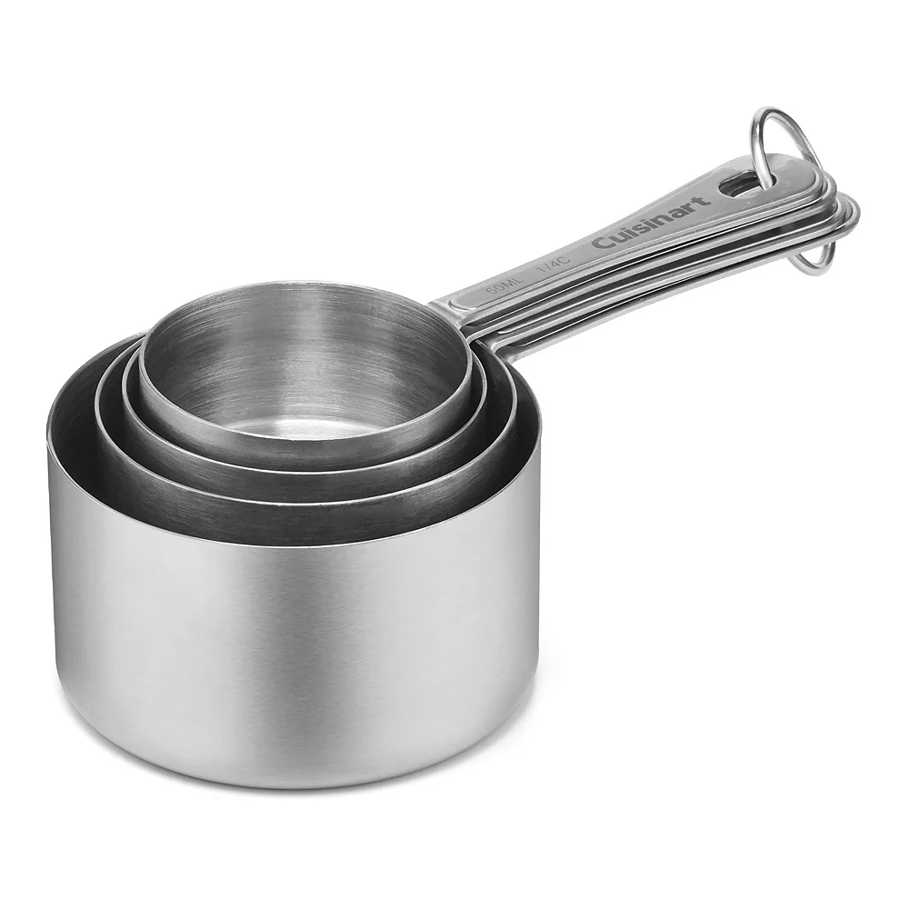 Cuisinart® 4-pc. Stainless Steel Measuring Cup Set 3 Cuisinart® 4-pc. Stainless Steel Measuring Cup Set - Image 3