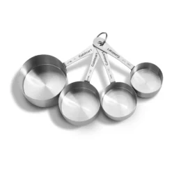 Cuisinart® 4-pc. Stainless Steel Measuring Cup Set 7 Cuisinart® 4-pc. Stainless Steel Measuring Cup Set -Home kitchen 4926616 ALT3